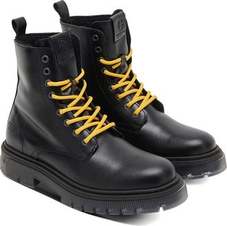 Greats Bowery Lug Sole Boot in Nero at Nordstrom Rack, Size 11
