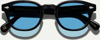 Moscot Sunglasses Lemtosh Black Black/Blue Gradient Unisex
