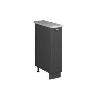 Vicco Mueble De Botica Fame-line, Antracita-oro Landhaus/antracita, 20 Cm, Et M&aacute;rmol, Vicco
