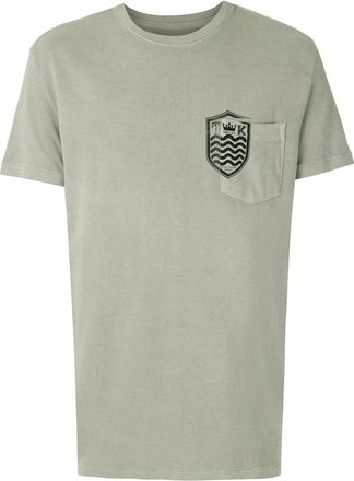Osklen crest print T-shirt - Neutrals