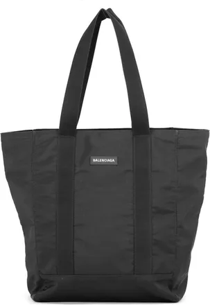 Balenciaga Black Nylon Tote Bag (Pre-Owned)