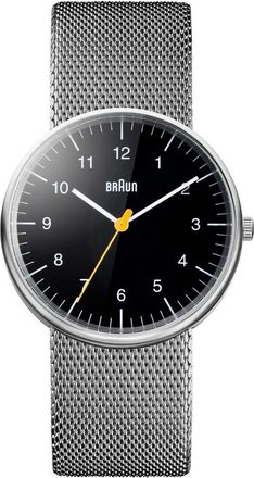 Braun BN0021BKSLMHG Mens Classic Watch - Silver - One Size