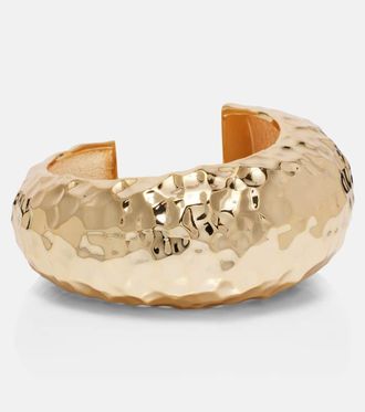 Self Portrait Gold-plated cuff bracelet
