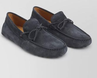 Tod's suede leather loafers