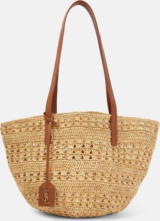 Saint Laurent Panier Small raffia basket bag