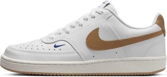 Nike Womens Court Vision Low Next Nature Sneaker In White/game Royal/sail/flax