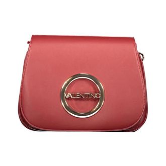 Valentino Cross Body Bags, female, Red, Size: ONE SIZE Circle Logo Crossbody Vb2345