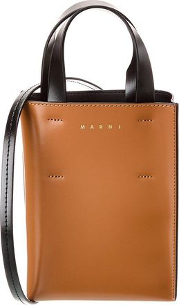 Marni Museo Nano Leather Tote