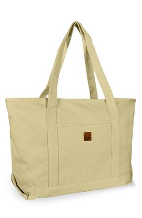 Dalix Ghost 23 Carryall Canvas Tote Bag in Beige at Nordstrom