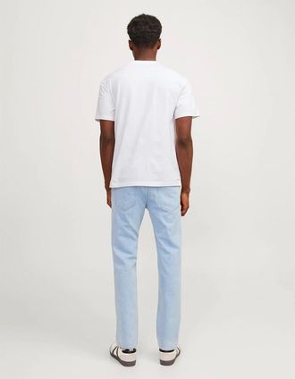 Jack & Jones Jack & Jones Mens Regular Fit Crew Neck T-Shirt - White - Size: 34