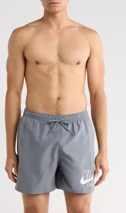 Nike 5-Inch Volley Swim Shorts in Cool Grey at Nordstrom Rack, Size X-Large