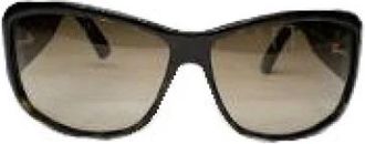 Gucci Pre-owned Plastic Zonnebril - Dames - Vintage Accessoires - Bruin - ONE Size - Vintage
