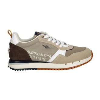 Aeronautica Schoenen, Heren, Beige, 41 EU, Leer, Sc 283Ct 3544 Sneakers