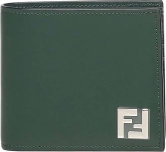 Fendi Portafoglio bi-fold FF - Verde