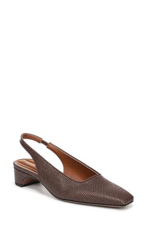 Franco Sarto Lyanna Slingback Pump in Coffee Bean at Nordstrom, Size 5.5