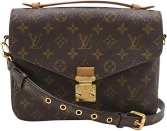Louis Vuitton Pre-owned Vintage Canvas Crossbody Bag - Dames - Vintage Schoudertas - Bruin - ONE Size - Vintage