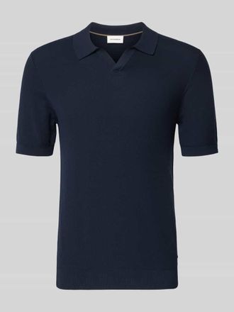 Roy Robson Slim Fit Poloshirt mit Viskose-Anteil in Marine, Gr&ouml;&szlig;e XXL