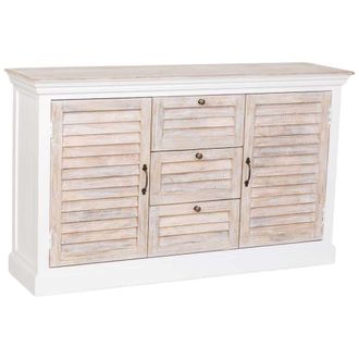 Wanderlust Deco Aparador de madera beige 152x40x91h cm