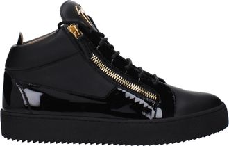 Giuseppe Zanotti Giuseppe Zanotti Herrens Turnschuhe aus schwarzem Leder