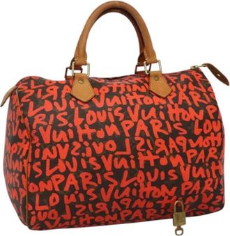 Louis Vuitton Pre-owned Canvas Handtas - Dames - Vintage Handtas - Veelkleurig - ONE Size - Vintage