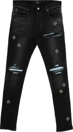 Amiri Jeans decorati - Nero