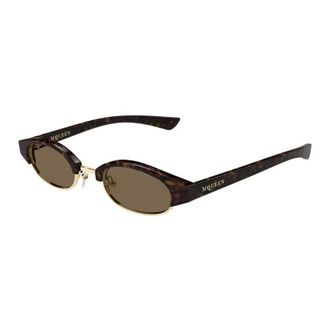 Alexander McQueen unisex, Accessoires, Bruin, Maat: 48 MM Nylon