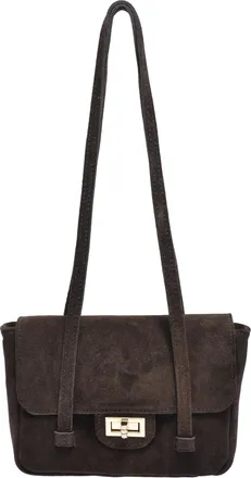 Anna Luchini Bordeauxrood Rundleer Tas