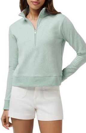 Travis Mathew Cloud Half Zip Pullover in Heather Ether at Nordstrom Rack, Size Xx-Large