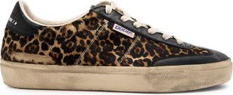 Golden Goose Soul Star Leopard-print Calf-hair Sneakers - 40 (IT40 / UK7)