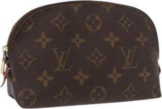 Louis Vuitton Pre-owned Clutches, female, Brown, Size: ONE SIZE Pre-owned Canvas Clutch