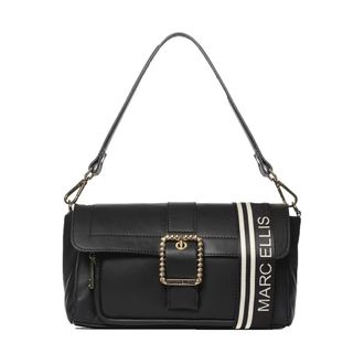 Marc Ellis Seraphina Plus Schoudertas - Dames - Tassen - Zwart - Maat: ONE Size Katoen