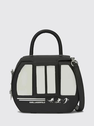 Karl Lagerfeld Mini borsa Ikon Gondola in poliuretano con tracolla amovibile