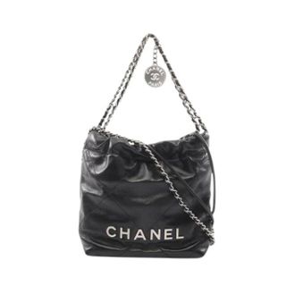 Chanel Pre-owned Vintage Bucket Bag - Dames - Pre-owned - Zwart - Maat: ONE Size Leer