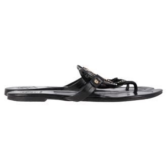 Tory Burch Tory Burch Pre-owned Womens Miller Soft Sandals in Black Leather - Size UK 7