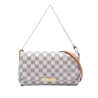 Louis Vuitton Pre-owned Cross Body Bags, female, White, Size: ONE SIZE Pre-owned The Favorite MM
