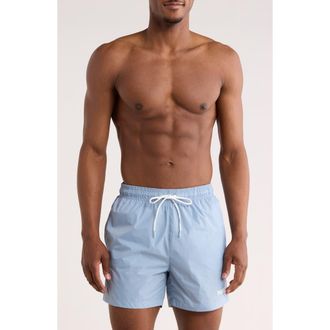 BOSS Haiti Swim Trunks in Open Blue at Nordstrom Rack, Size Xx-Large