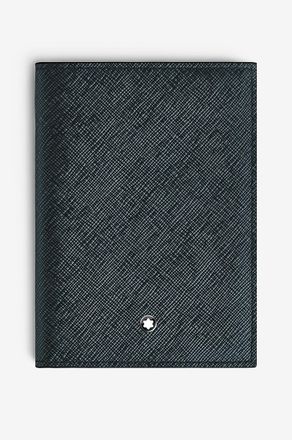 Montblanc Reisepassetui aus Saffianoleder Sartorial Tweed Blue