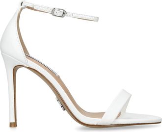 Steve Madden Womens Leather Tecy White Sandals - Size UK 4