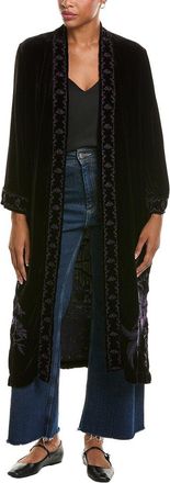 Johnny Was Velvet Kimono Coat
