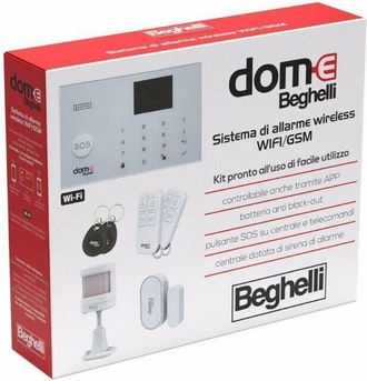 Beghelli Dom-e Wi-fi / Gsm Kit De Alarma - 60103