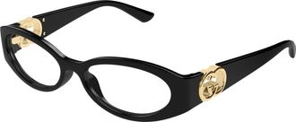 Gucci Demo Oval Ladies Sunglasses GG1693O 001 52
