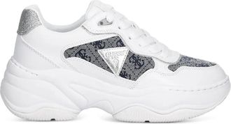 Guess Co Happy chunky sneakers met logodetail - Wit