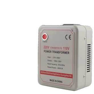 OEM Transformador Reductor, De 220v-250v A 110v-120v, Protecci&oacute;n Contra Sobrecarga, Potencia M&aacute;xima De 2000w