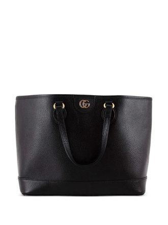 Gucci Ophidia Top Handle Shopping Leather Small tote bag - Nero