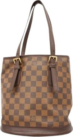 Louis Vuitton Pre-owned Bucket Bags, female, Brown, Size: ONE SIZE Pre-owned Vintage Bucket Bag