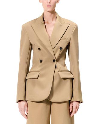 Adam Lippes Luca Wool-Blend Jacket