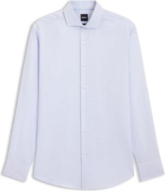 BOSS Slim-fit shirt in cotton twill
