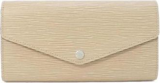 Louis Vuitton Pre-owned Portefeuille Sarah Epi Wallet - Heren - Vintage Accessoires - Beige - ONE Size - Leer - Vintage