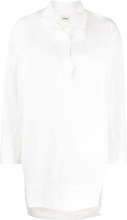 Khaite Kal cotton dress - women - Cotton - 4 - White