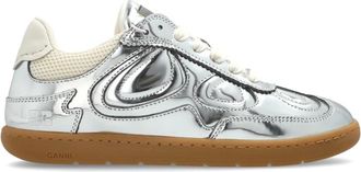 Ganni 08 Specchio Sneakers - Dames - Sneakers - Grijs - 37 EU - Leer - Schoenen